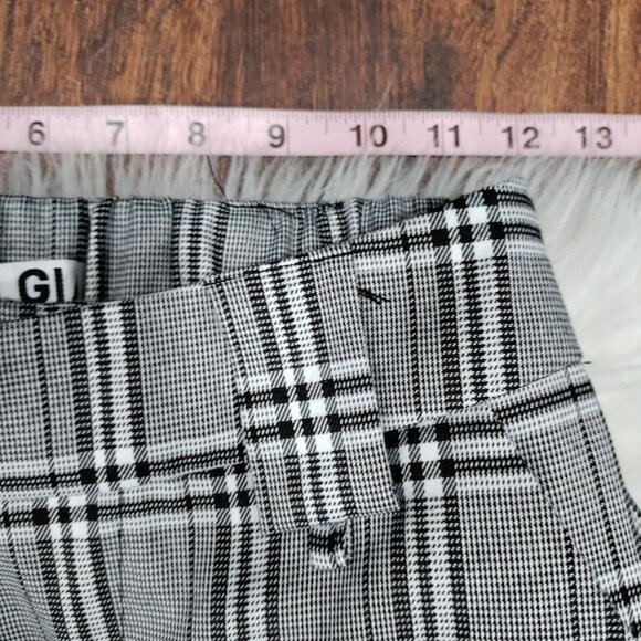 I.AM.GIA High-Waisted Cobain Plaid Relaxed-Fit Chain Pants Goth 80's Size Small - Picture 6 of 10